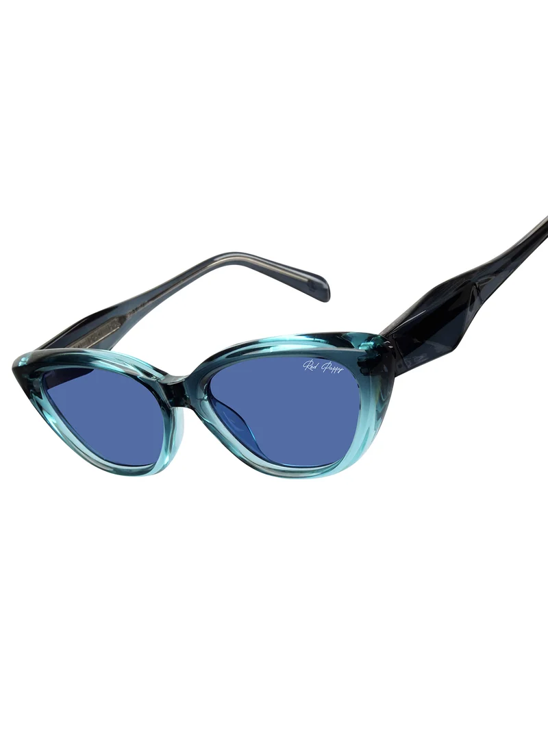 Woggles  Red Pappy Thryse Blue Cateye Sunglasses  | Best Price UAE