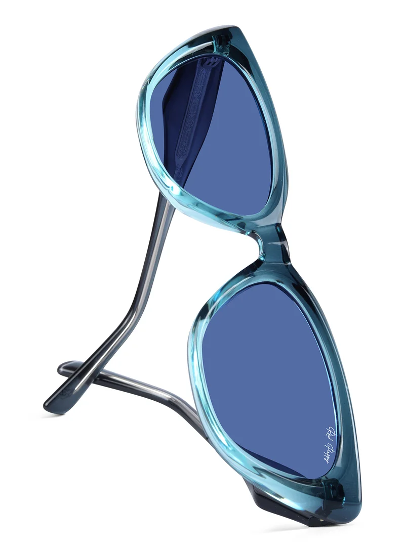 Woggles  Red Pappy Thryse Blue Cateye Sunglasses  | Best Price UAE