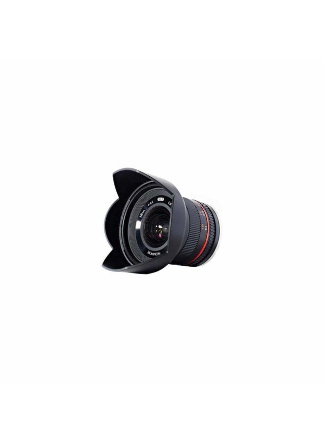 Rokinon 12mm f/2.0 NCS CS Lens Manual Focus Lens Canon M Mirrorless Camera Mount  - Image 3