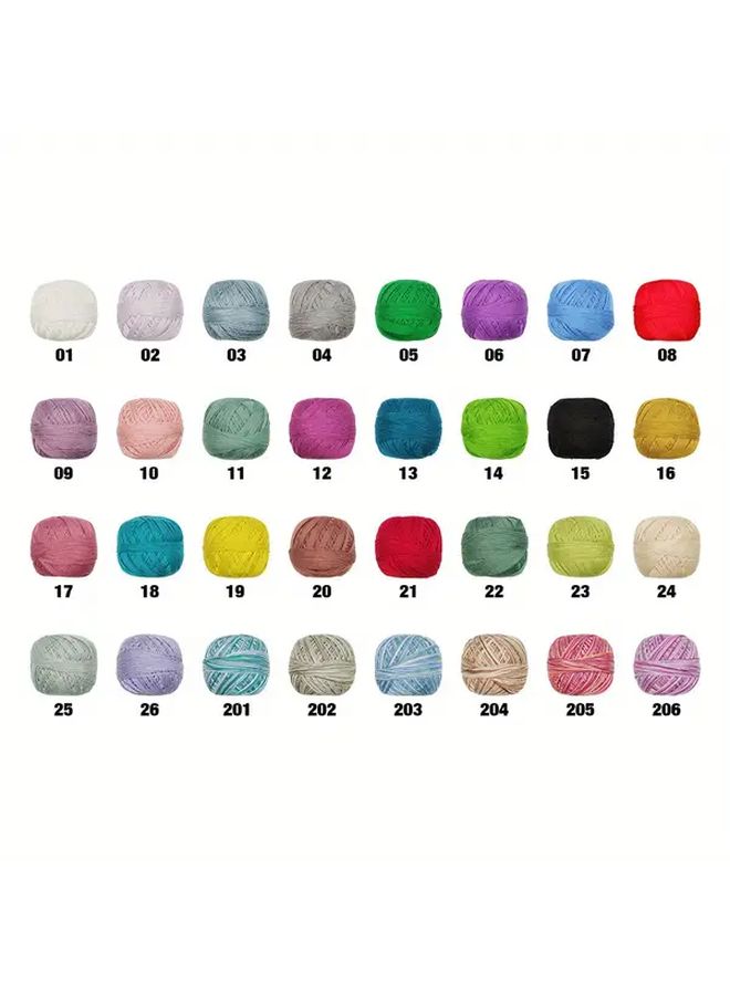 Color 01 Silk Lace Yarn 4Pcs 50g Each For DIY Crocheting Knitting Sweaters Hats - Image 2