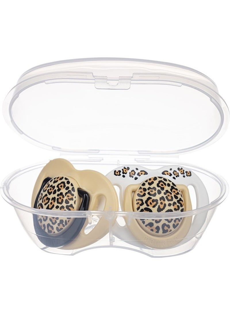 Sterilization & Storage Box Silicone Orthodontic Double Pacifier Beige Leopard / 12 Months + - pzsku/Z40B751D1D7A73B481E0EZ/45/_/1725722001/644347b6-ecf8-4b8c-afd8-323c50cc7c8a