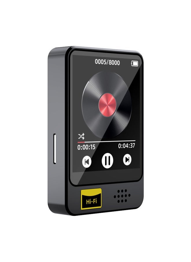 【Version】 MP3/MP4 Music Player Bluetooth Radio E-book Walkman Outdoor-Body Color:Black/bluetooth Fm-Memory Capacity:32GB - Image 4