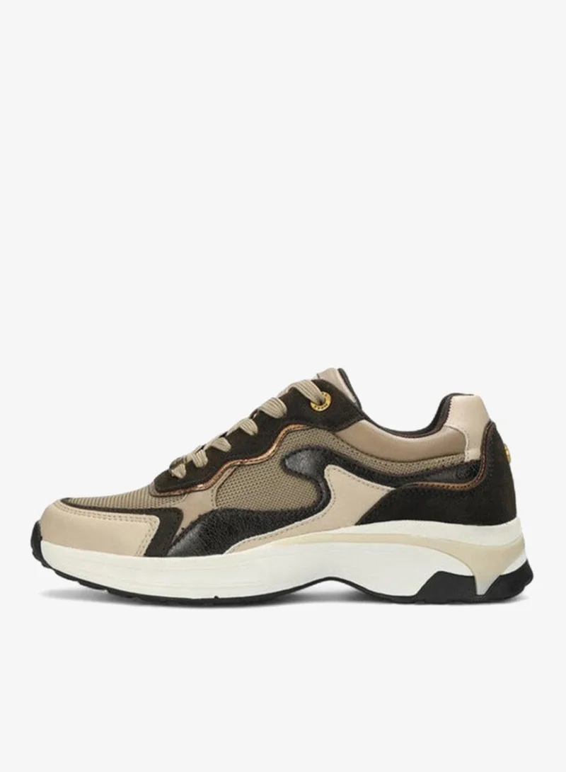 Mexx BROWN Colourblock Lace-Up Sneakers for Women | Best Price UAE