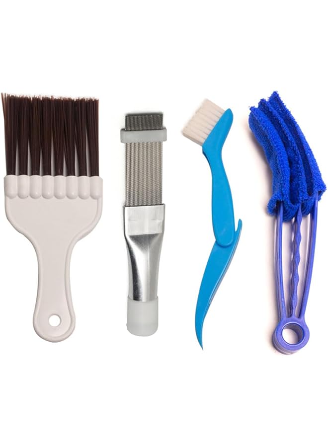 promass Air Conditioner Fin Cleaner Set Comb Universal Radiator Condenser Cleaning Brush Fin Comb Repair Tools Kits Air Conditioning Fin Comb,4 Pcs - Image 1