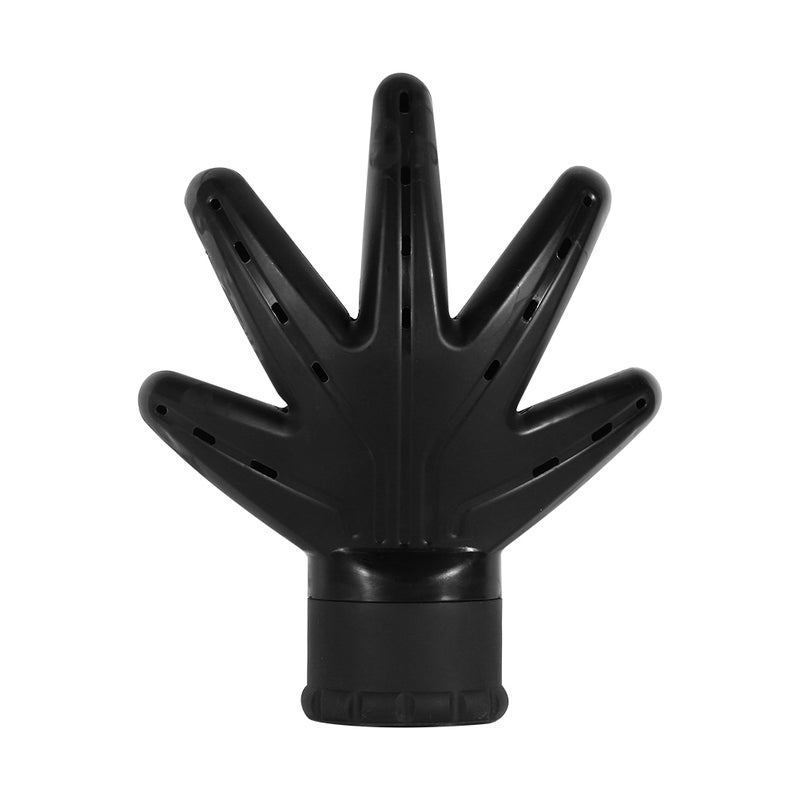 Professional Hairdressing Tool Black Plastic Hand Shape Hair Blow Dryer Diffuser Accessory - Image 4