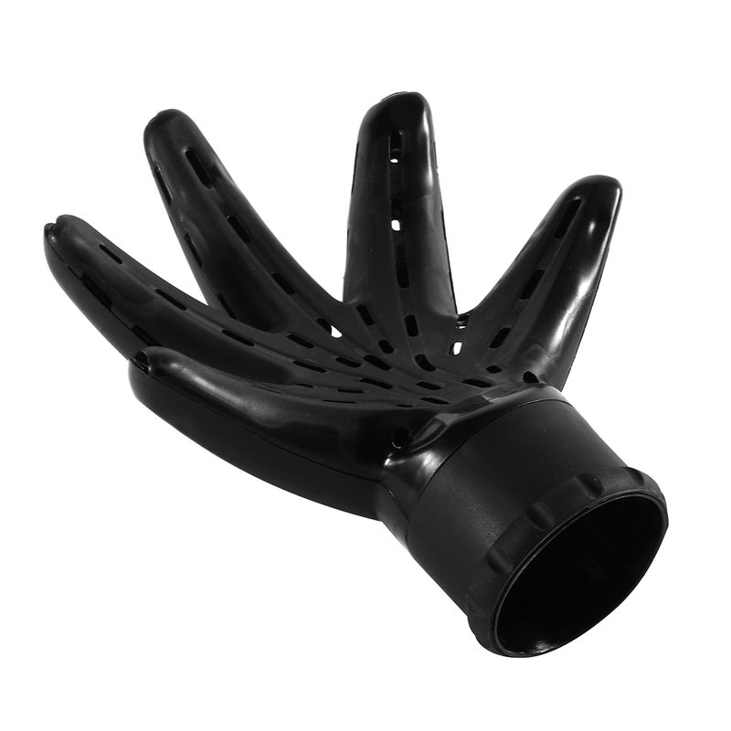 Professional Hairdressing Tool Black Plastic Hand Shape Hair Blow Dryer Diffuser Accessory - Image 5
