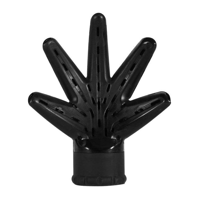 Professional Hairdressing Tool Black Plastic Hand Shape Hair Blow Dryer Diffuser Accessory - Image 3