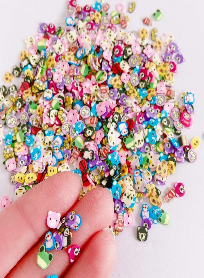 EHOPE 3000 PCS Polymer Slices Clay Slices DIY Nail Art Slices Supplies Making Kit Decoration Arts Crafts(Animal Slices) - Image 3