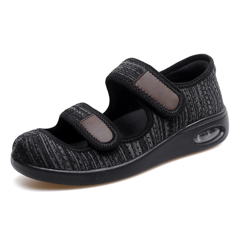 Summer And Autum Soft-Soled Mesh Breathable Velcro Women'S Comfortable Casual Fashion Walking Sandals - Image 1