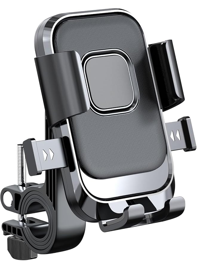 Green Tiger Motorcycle Phone Mount, Bike Phone stand, One Hand Operation and 360 Rotatable Phone Holder for Motorcycle and ATV Scooter, Compatible with "4.7-7.2", (Handlebar Version) - Image 1