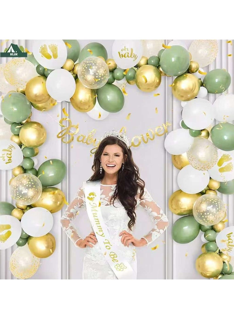 Multicolour Birthday Party Balloon Set, 62 PCS Birthday Decorations, Include Paper Hanging Birthday Banner, Confetti Balloon, Tissue Pompoms, Party Decoration Ambiance Set for Graduation, Baby Shower, Wedding, Birthday - Image 3