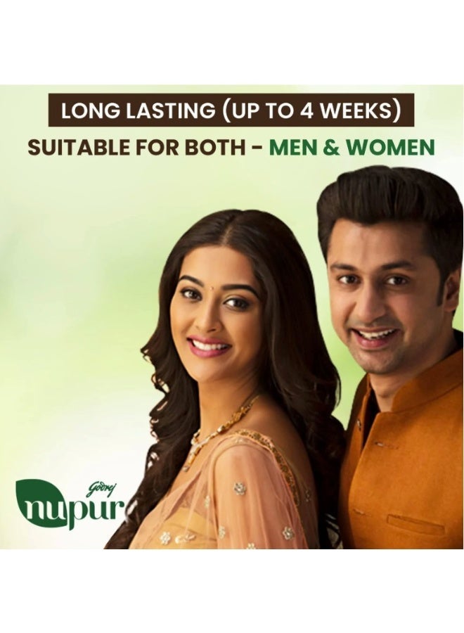 Godrej Nupur 100% Pure Henna Powder Value Pack 2 x 150g | Natural Rajasthani Henna Hair Colour & Conditioner - Image 5