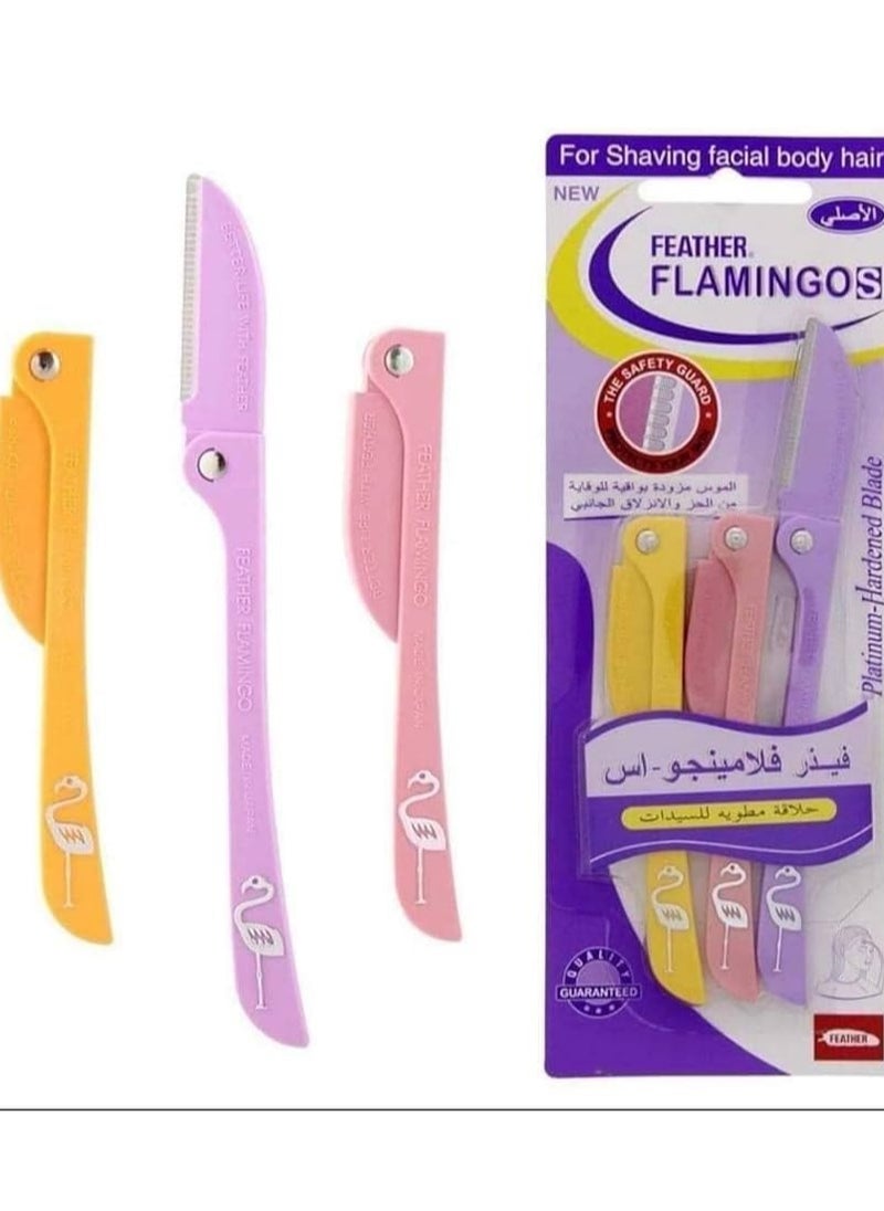 Feather-Flamingo - Feather Flamingo-S Platinum Reinforced Women's Razor - Multicolor - Image 1