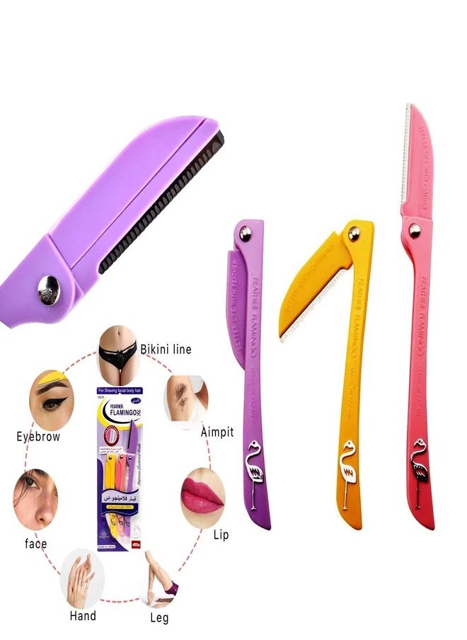 Feather-Flamingo - Feather Flamingo-S Platinum Reinforced Women's Razor - Multicolor - Image 1