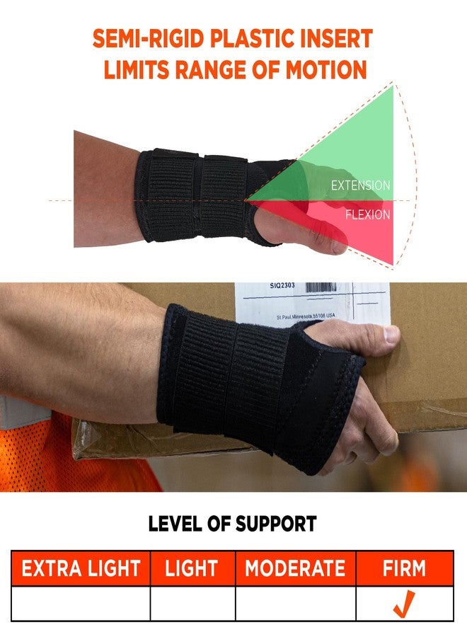Ergodyne ProFlex 4015 Wrist Brace, Splint Open Stay for Structured Wrist Support, Adjustable Double Strap - Image 3