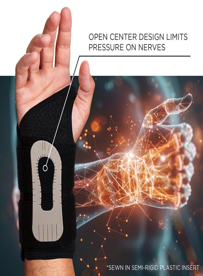 Ergodyne ProFlex 4015 Wrist Brace, Splint Open Stay for Structured Wrist Support, Adjustable Double Strap - Image 4