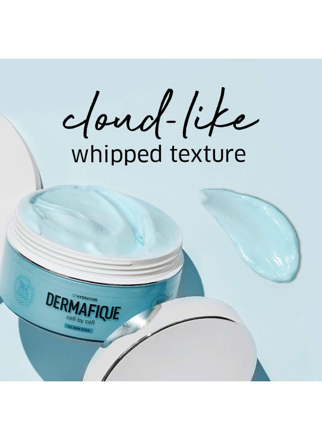 Dermafique Aqua Cloud Hydrating Crème with Shea Butter – 200g, with Seaweed Extracts, Weightless & Non-greasy That Results in Glowing Skin, Moisturizer for Face with Deep Hydration and Nourishment | For All Skin Type - Image 3