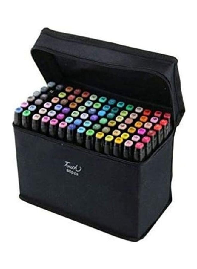 TOUCHFIVE 80-Piece Graphic Marker Pen Multicolour - Image 1