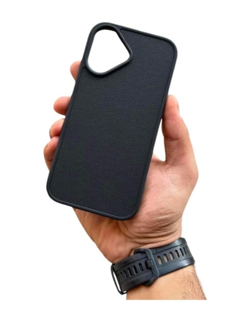 Compatblie with Frosted Ultra Thin Shield Hard Plastic Back Cover case for Apple iPhone 16 Black