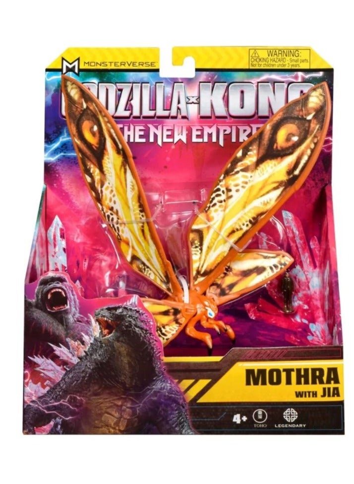 Godzilla X Kong The New Empire: Mothra With Jia - 6 Inches - Image 1