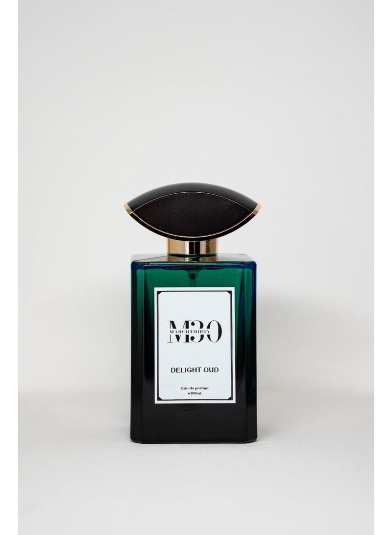 March Thirty M30 Delight Oud Eau de Parfum 100ml – Warm Spicy, Amber, Patchouli, Chocolate, Musky Luxury Perfume - Image 3