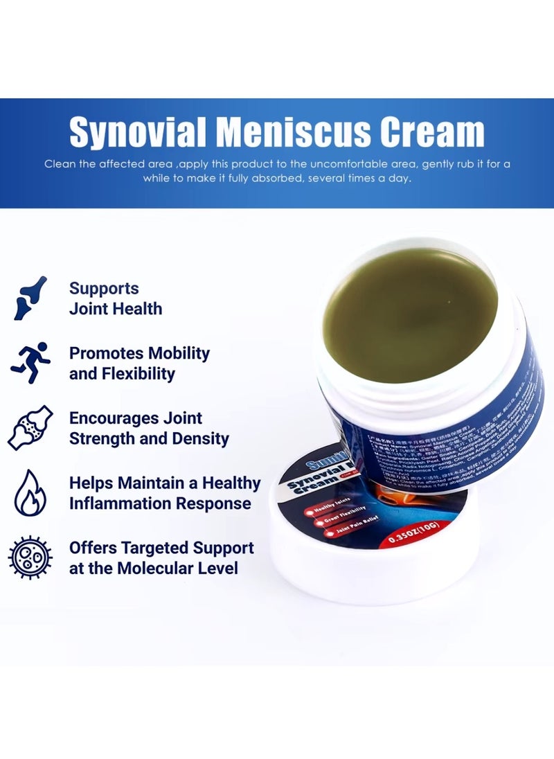 Sumifun Synovial Meniscus Pain Relief Cream Joint Pain Relief Cream Knee Care Cream for Joint Care Treatment Gel Pain Relief Cream Joint and Bone Therapy Cream Soothing Joint Cream 10g  - Image 2