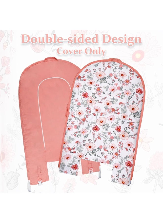 DAYEEBALL Baby Lounger Replacement Cover, Pink Baby Nest Backup Cover Reversible Breathable Adjustable, 100% Cotton, Machine Washable (Cover Only) - Image 2