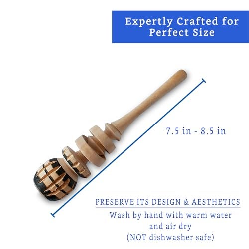 GLOBE ROCKET Authentic Artisanal Molinillo Hot Chocolate Frother (Small Cup Size) - Handmade Wooden Whisk for Mexican Hot Chocolate - Molinillo Wooden Wisk - Traditional Mexican Cookware - Image 3