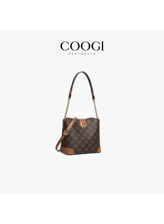 COOGI Women's Bag Light Luxury New Large Capacity Commuter Bag Women's Bag Bucket Bag Single Shoulder Crossbody Bag Tote Bag - Image 1