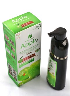 SAADA BEAUTY Ammonia-free dark brown dye shampoo extracted from green apples, 400 ml  - Image 2