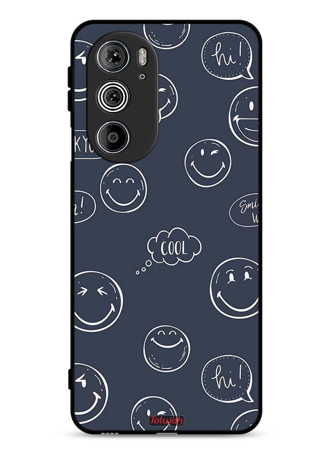 Tolwak Motorola Edge 30 Pro Protective Case Cover Cool Faces Tags - Image 1