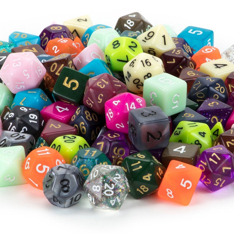 Wiz Dice Series II - DND Dice Set (105 Dice, 15 Sets of 7 Unique Colors) - Perfect DND Gifts - Role Playing Dice DND Accessories for TTRPG MTG Dice Games -D&D Dice Game Sets in Unique Finishes - Image 2