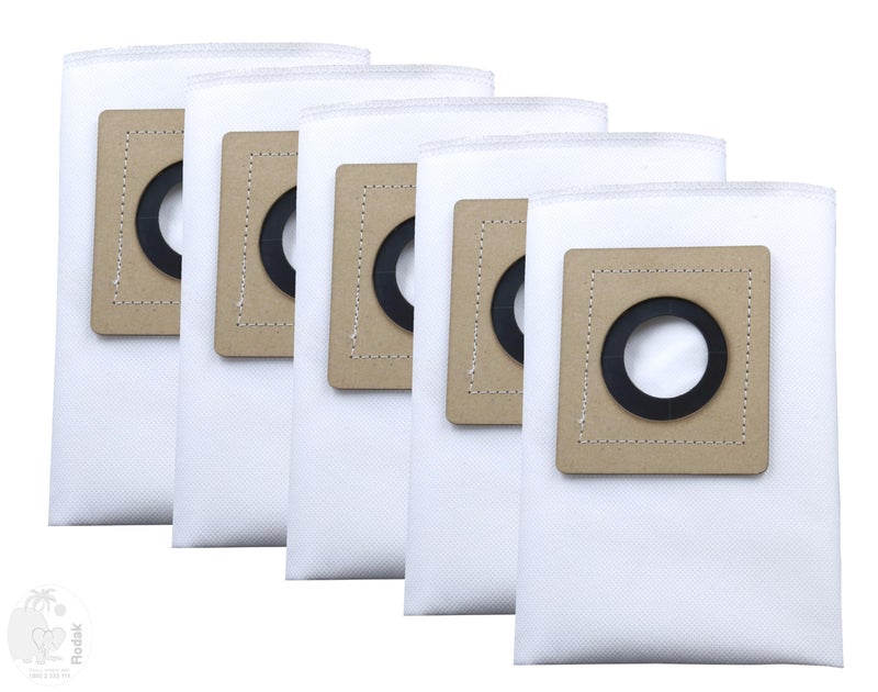 RODAK Set of 5 Dust Bags Compatible with Euroclean DX 1150, Tear Resistant, 3-Ply Dust Bags Provides an Advanced Filtration on Micro-Level Compared to 2 Ply Paper Filters - Image 3