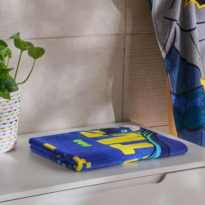 Batman Cotton Beach Towel 70x140cm-Multi