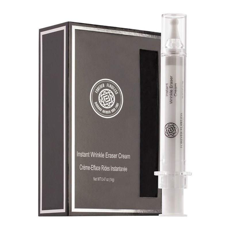 Forever Flawless Diamond infused Instant Wrinkle Eraser Cream Formulated to Minimize Wrinkles and FineLines and Battle the Aging Process For a Flawless Appearance