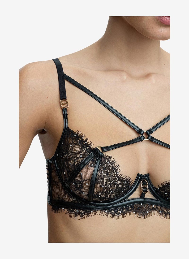 Penti Women Lush Wired Black Lifting Bra - Image 5