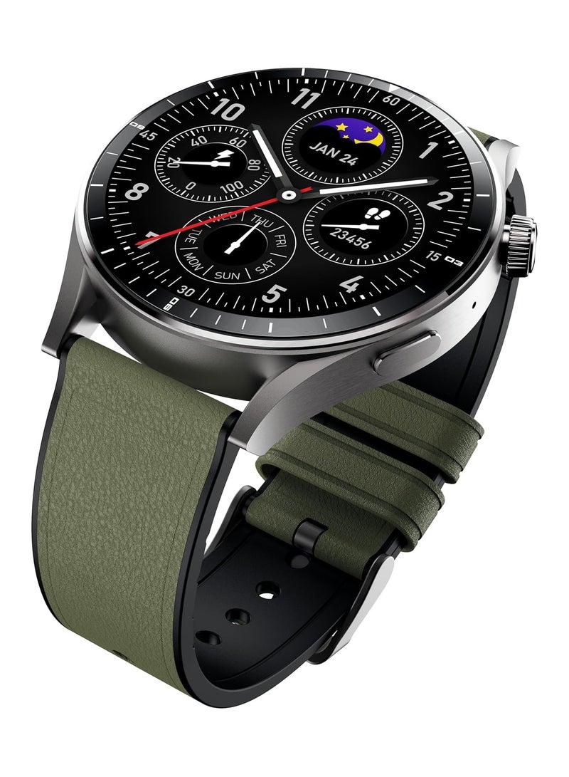 إنفينيكس ساعة XWatch N4 برو (XW4E) - رمادي تيتانيوم، شاشة AMOLED HD بحجم 1.43 بوصة، مقاومة للماء IP68، مدة استخدام تصل إلى 12 يوم، V5.3، قياس معدل ضربات القلب، SPO2، بطارية 300 مللي أمبير، شحن لاسلكي، يدعم المكالمات - Image 2