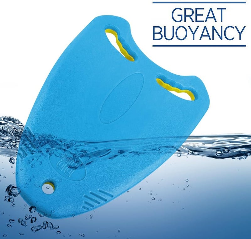 COMFECTO Go Kickboard Swimming Kickboard for Adults and Kids, Lightweight EVA Swim Board with Anti-Slip Smooth Edge and Integrated Hole Handle for Swim Lessons Swimming Training Aid, Blue - Image 4