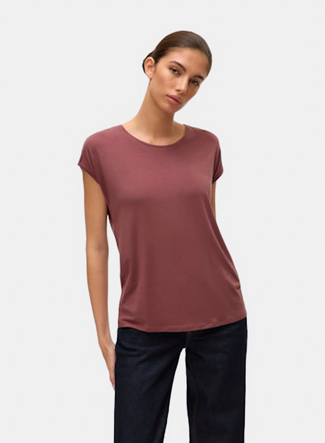 VERO MODA VERO MODA Womens Ava Plain Shortsleeve Top Juniors  - Image 5