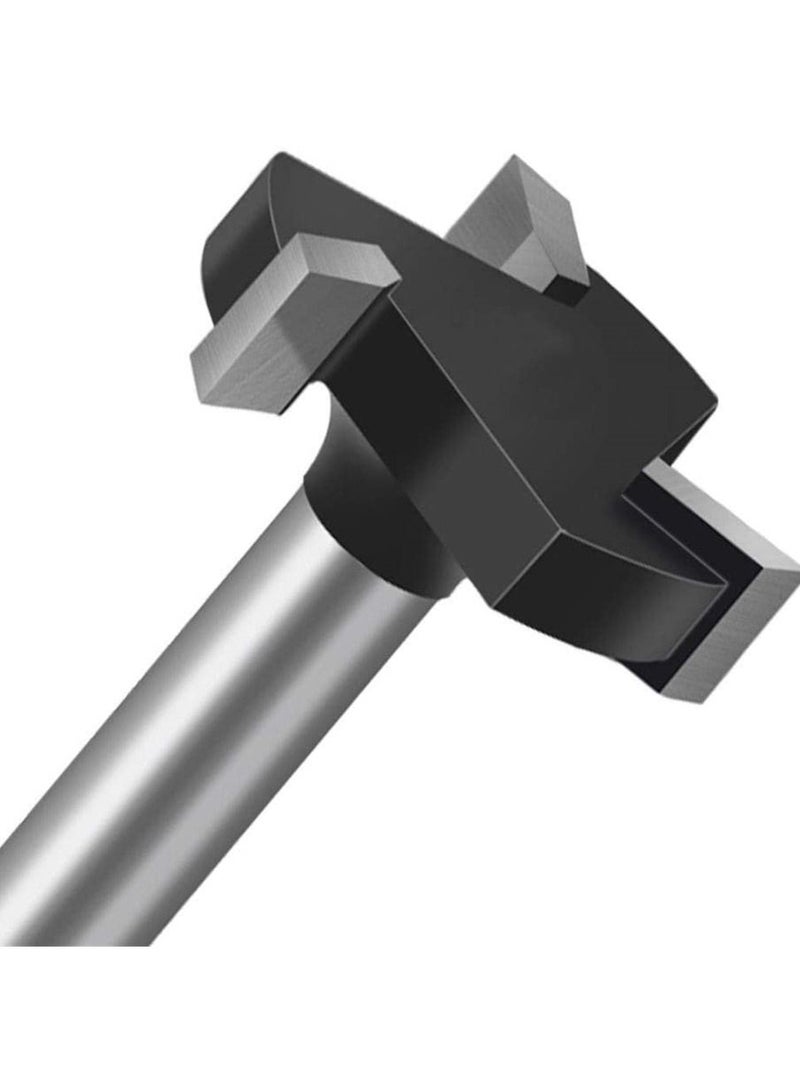 Excefore Wood Working Milling Cutter 6mm Shank T Shaped Cnc Surfacing Cutter Bit Wood Working Milling Cutter Planer High Speed Steel Wood Working Hole Saw Punching Bit Wood Working Tool  - Image 5