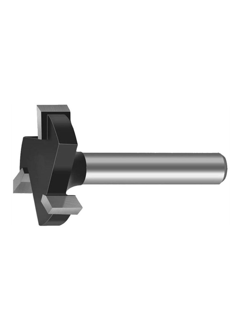 Excefore Wood Working Milling Cutter 6mm Shank T Shaped Cnc Surfacing Cutter Bit Wood Working Milling Cutter Planer High Speed Steel Wood Working Hole Saw Punching Bit Wood Working Tool  - Image 3