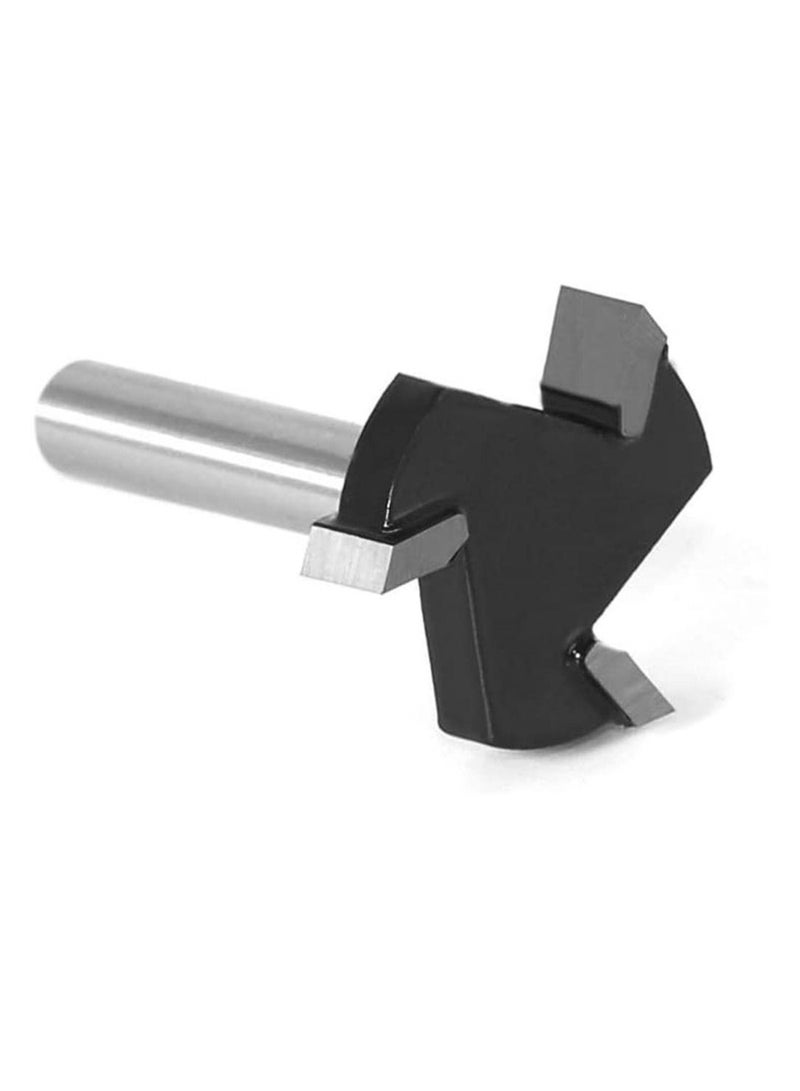 Excefore Wood Working Milling Cutter 6mm Shank T Shaped Cnc Surfacing Cutter Bit Wood Working Milling Cutter Planer High Speed Steel Wood Working Hole Saw Punching Bit Wood Working Tool  - Image 4