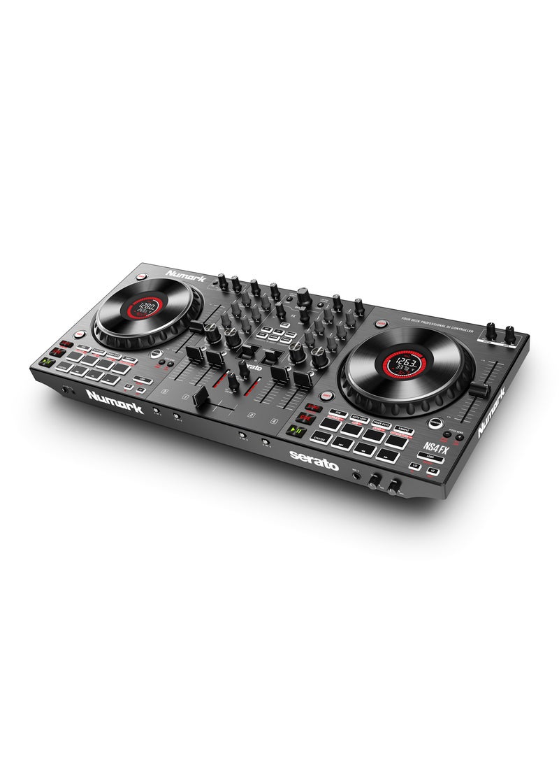 Numark NS4FX Professional 4 Deck DJ Controller - Image 2