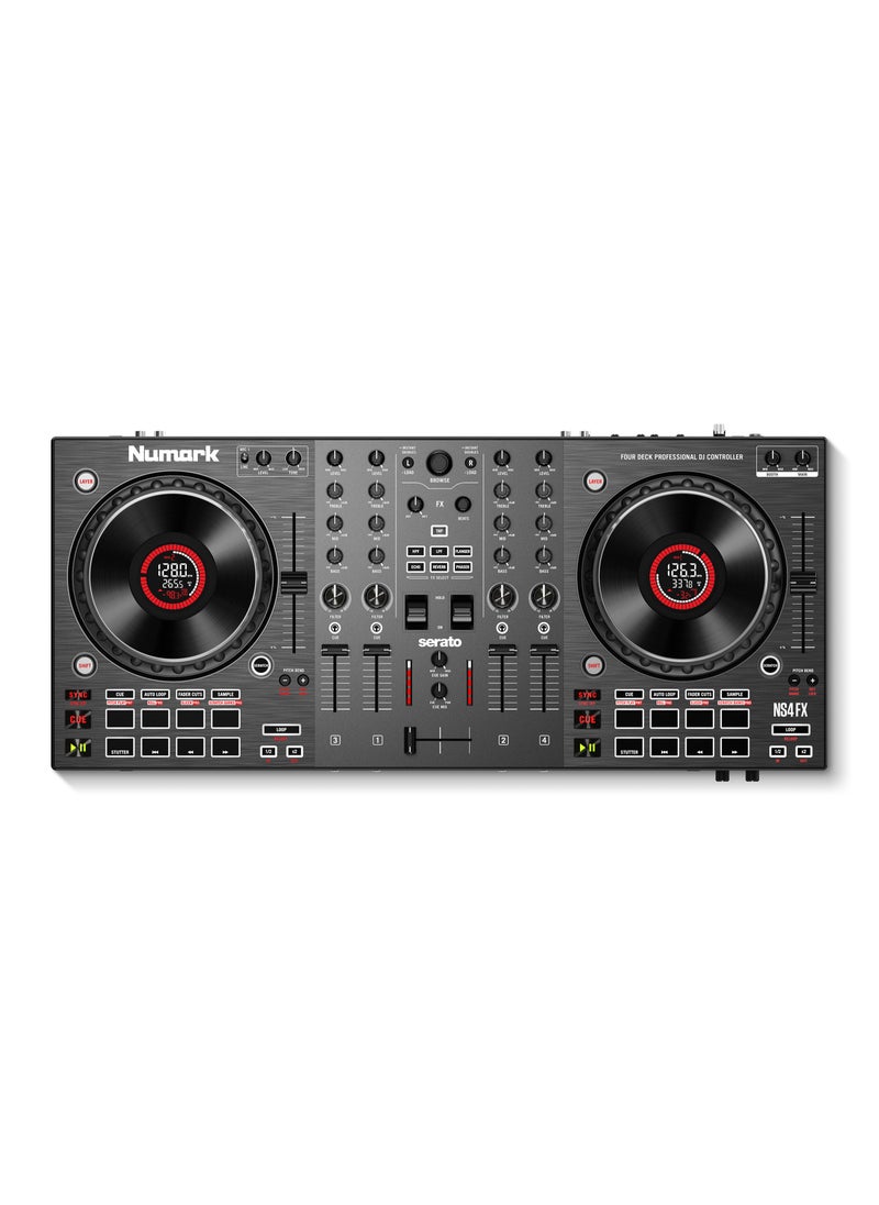 NS4FX Professional 4 Deck DJ Controller - pzsku/Z40B8F1B275C7B570A276Z/45/_/1719398000/849d3c0a-fd64-4a75-9774-449c709dea32