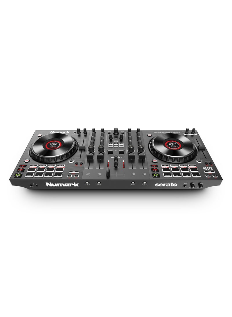 Numark NS4FX Professional 4 Deck DJ Controller - Image 4