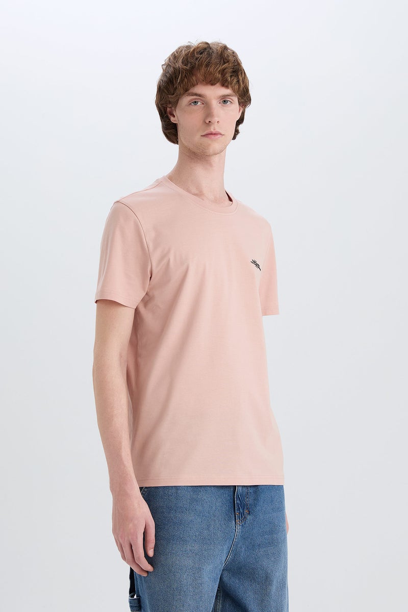 DeFacto Man Slim Fit Crew Neck Printed T Shirt - Image 3
