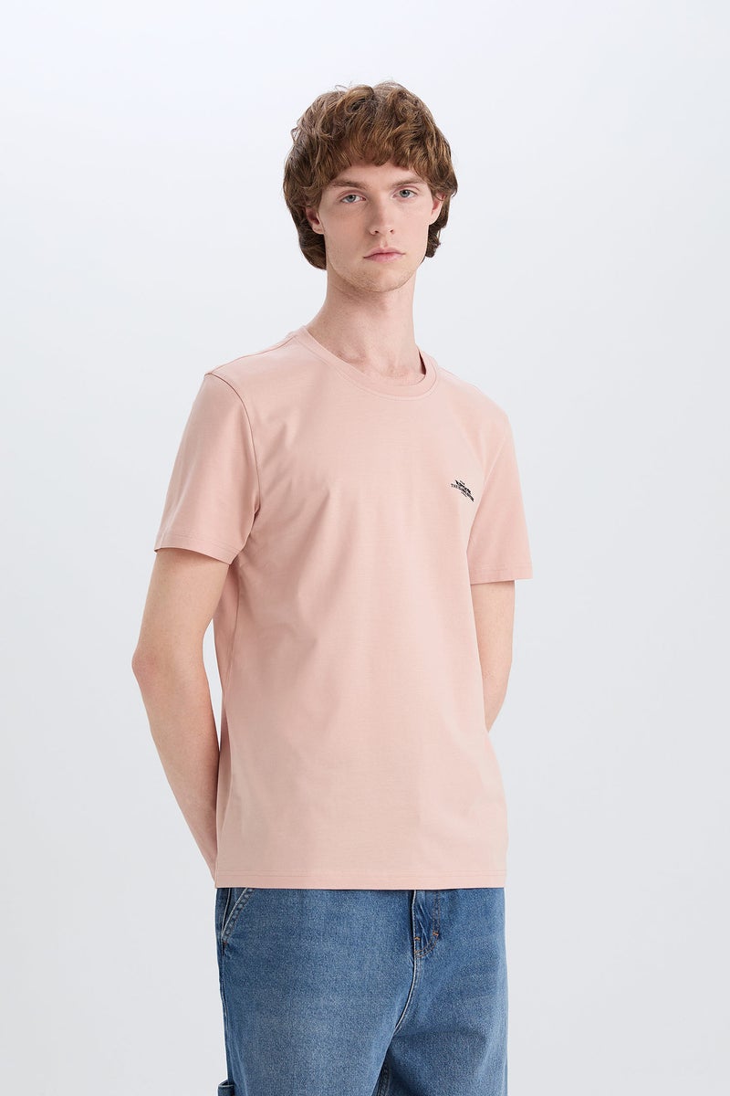 DeFacto Man Slim Fit Crew Neck Printed T Shirt - Image 2
