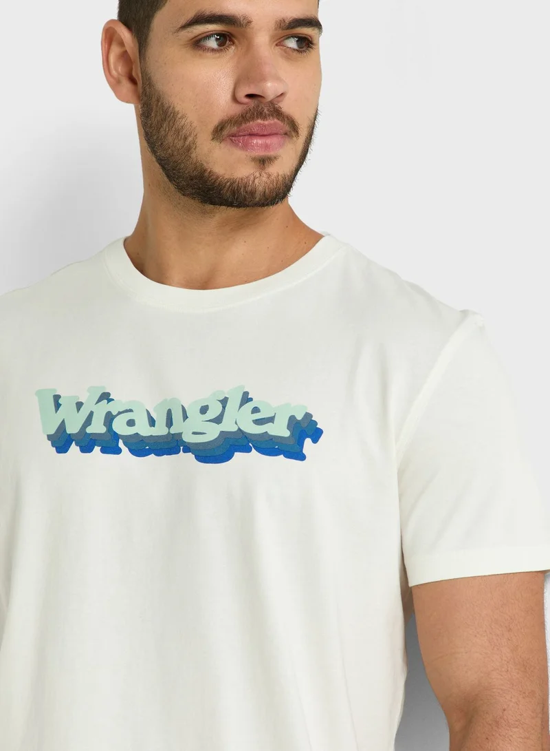 Wrangler Logo Crew Neck T-Shirt