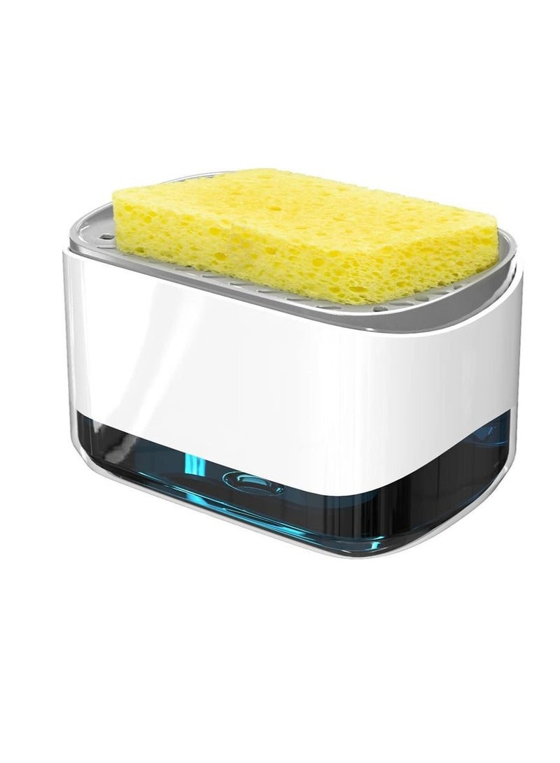 Soap Pump Dispenser and Sponge Holder for Kitchen – Assorted - Image 4