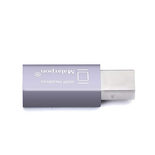 Malarpon Mini DispalyPort Headless Ghost Display Emulator with Blue Light for PC 4K Mini DP Dummy Plug (fit Headless 1080@60Hz-3840x2160@17Hz) 1P - Image 5